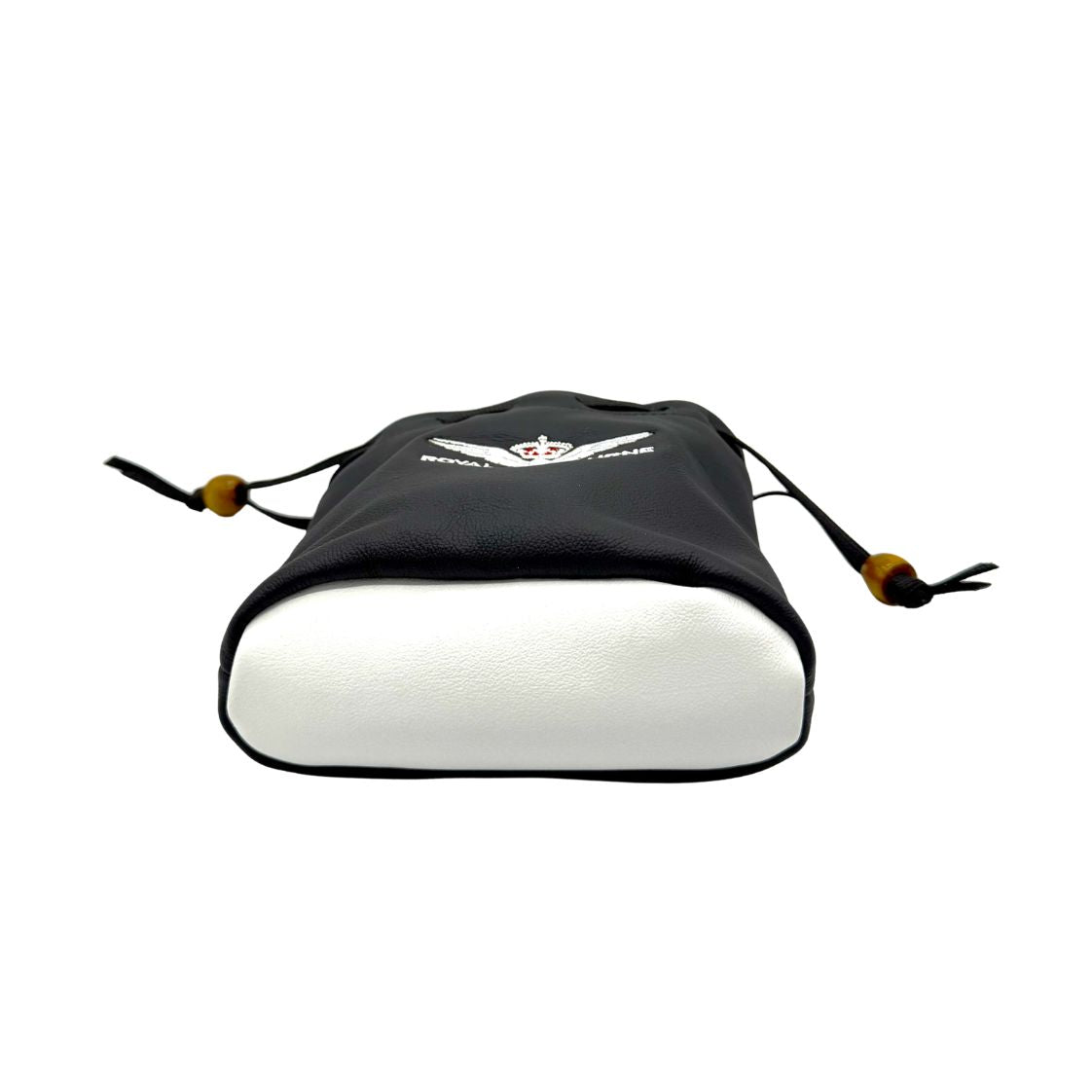 Royal Melbourne Leather Tote Bag - Black/White