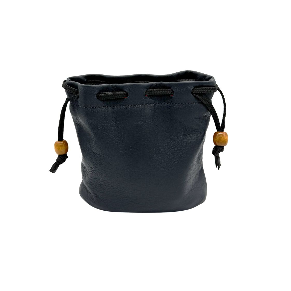 Visitor Logo Leather Tote Bag - Navy/Red