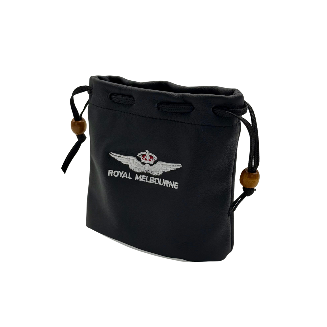 Royal Melbourne Leather Tote Bag - Black/White