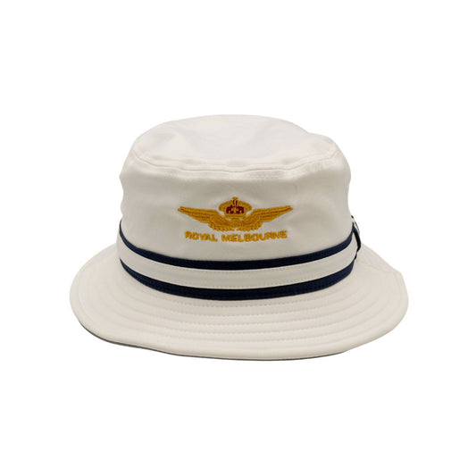 Royal Melbourne Bucket Hat - White