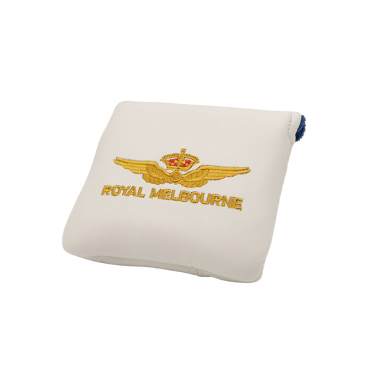 Royal Melbourne Sandbelt Putter Cover - Mallet - White