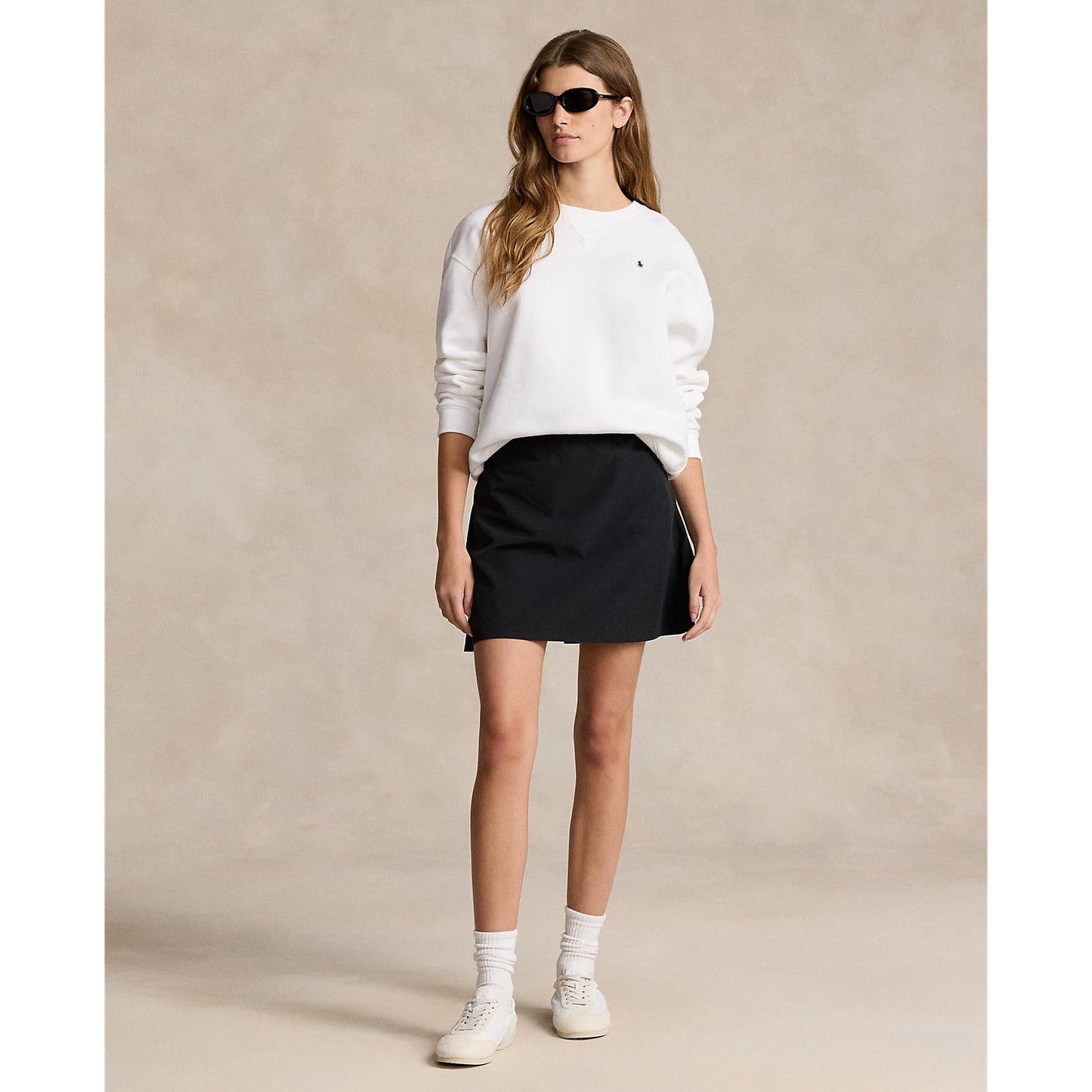 RLX Ralph Lauren Women's Performance 17" Pleated Aim Skort - Black