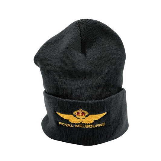 Royal Melbourne Visitor Logo Beanie - Charcoal