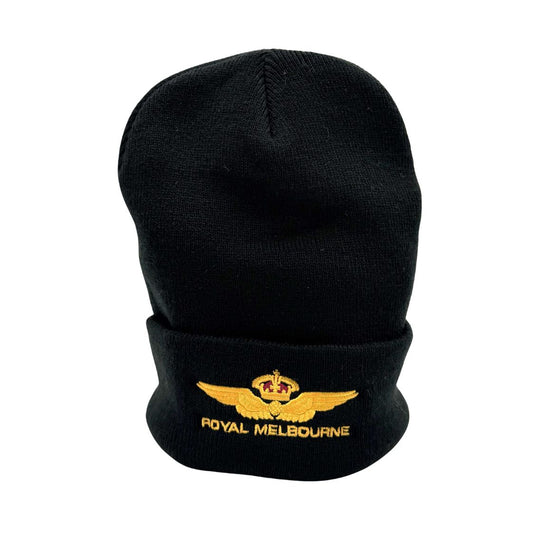 Royal Melbourne Visitor Logo Beanie - Black