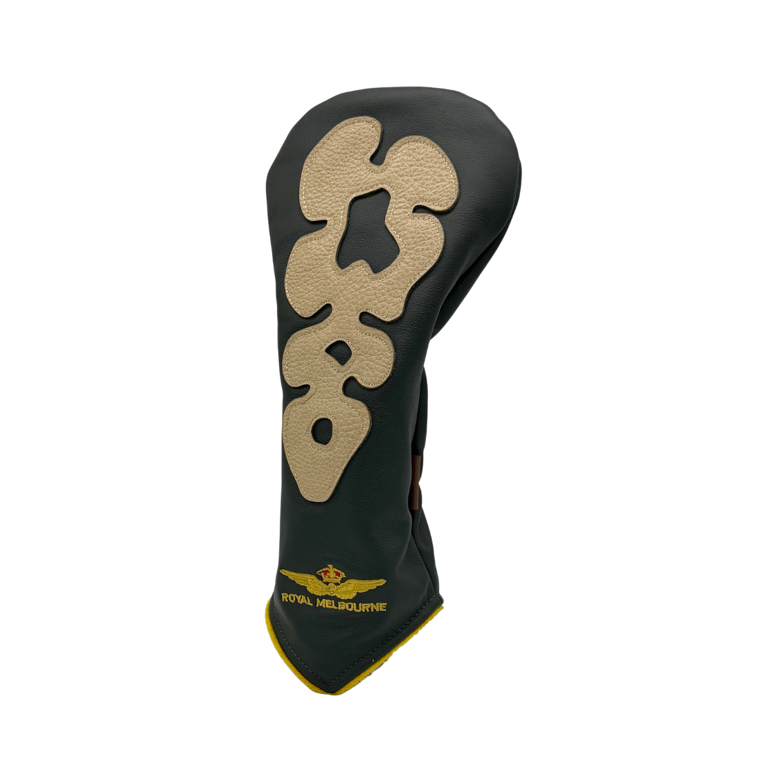 Royal Melbourne Leather Driver Cover - Bunker