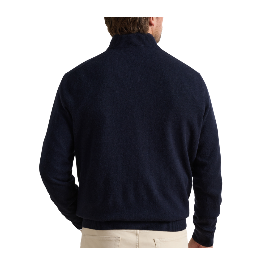 Royal Melbourne Peter Millar Cashmere 1/4 Zip - Navy
