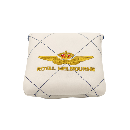Royal Melbourne Fife Putter Cover - Mallet - White
