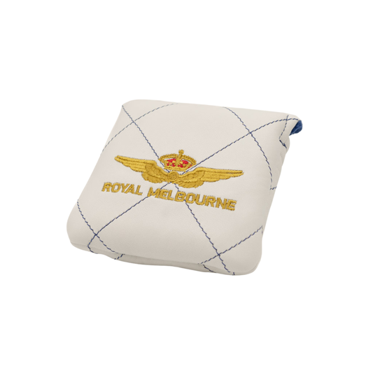 Royal Melbourne Fife Putter Cover - Mallet - White
