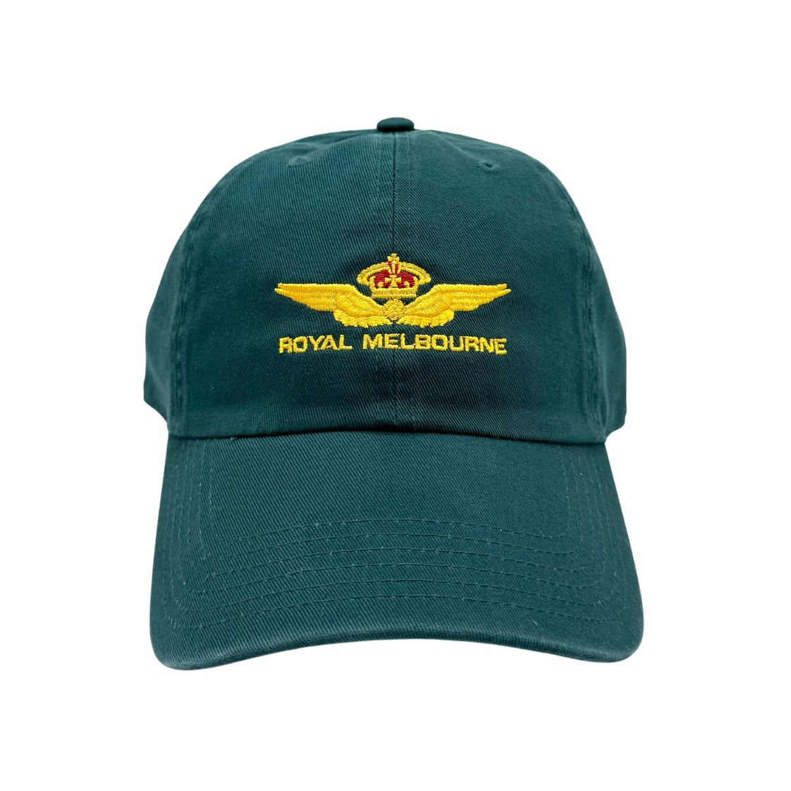 Royal Melbourne Visitors Logo Cotton Cap - Green