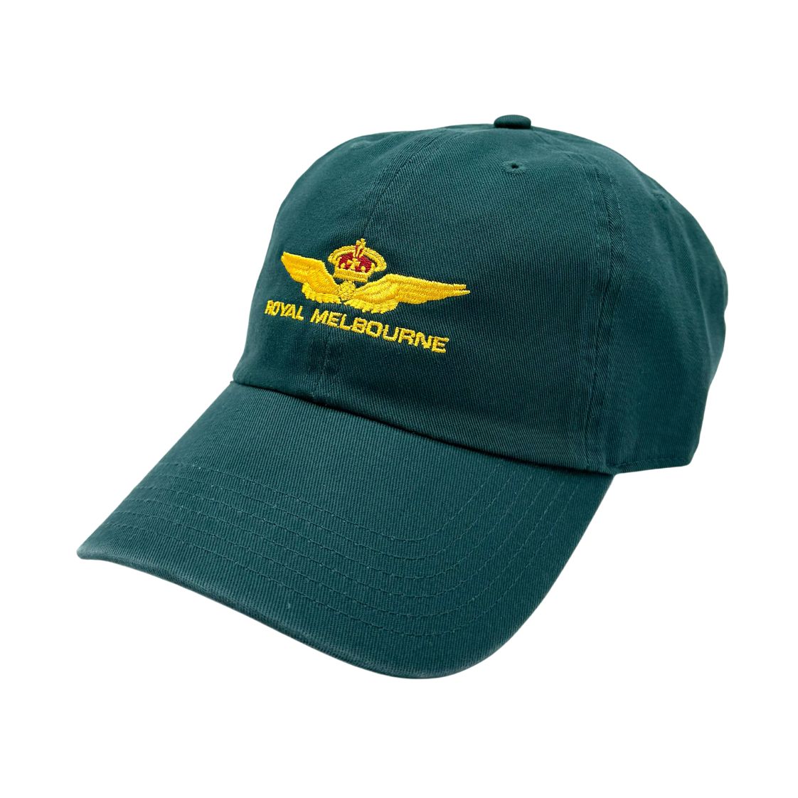 Royal Melbourne Visitors Logo Cotton Cap - Green