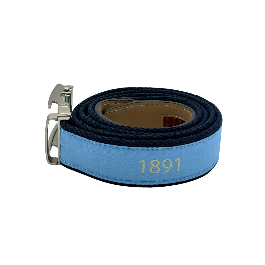 Royal Melbourne Logo Fabric Belt - Light Blue