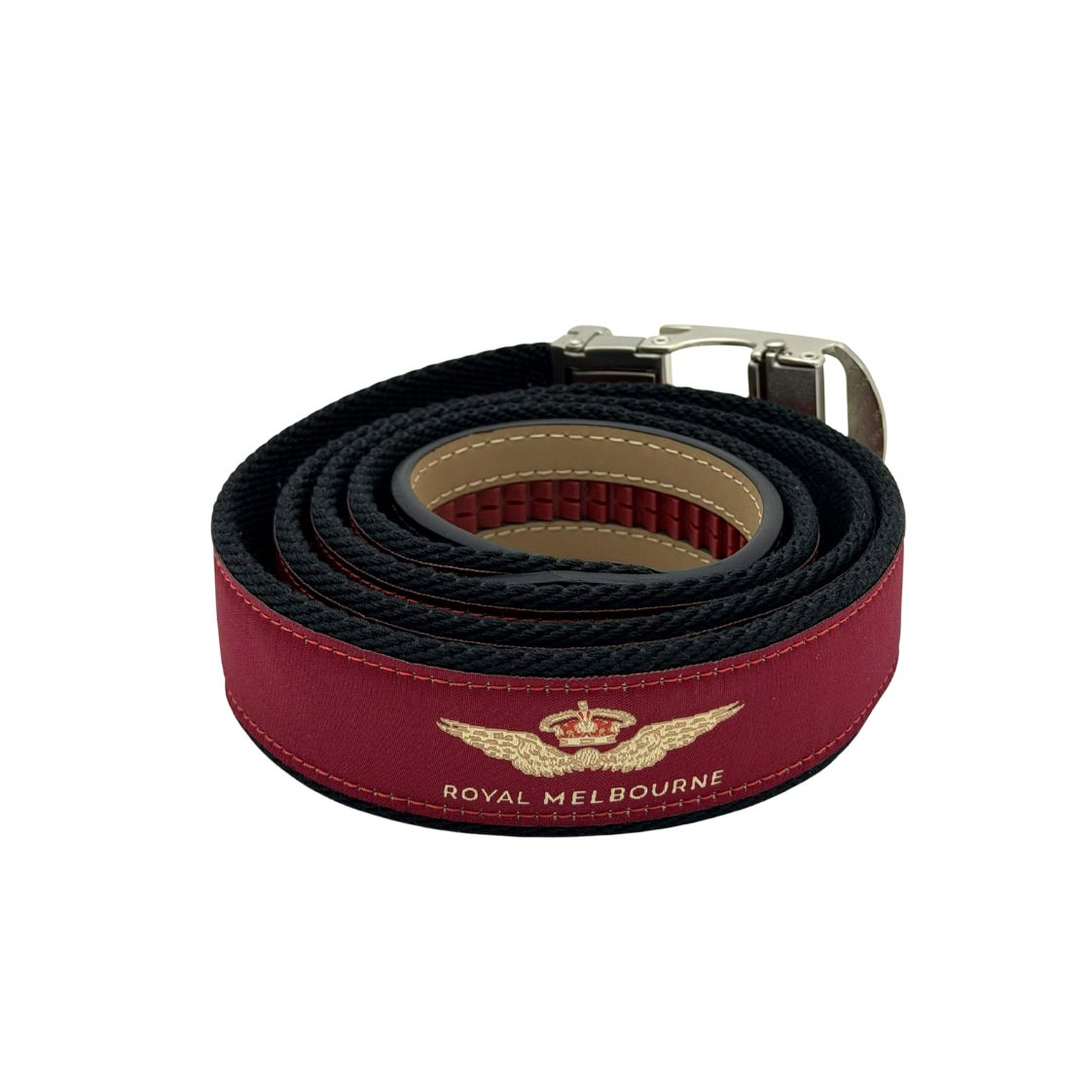 Royal Melbourne Logo Fabric Belt - Red