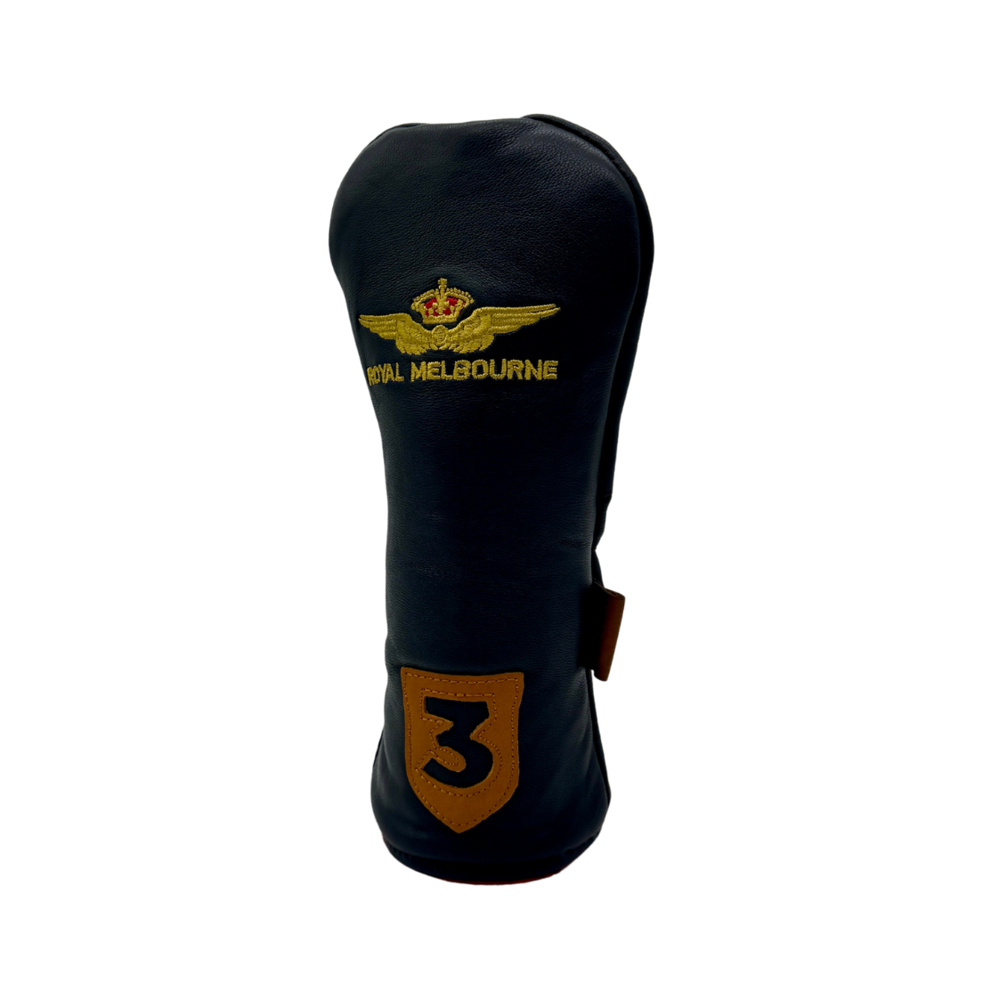 Royal Melbourne Leather Fairway Cover - Navy