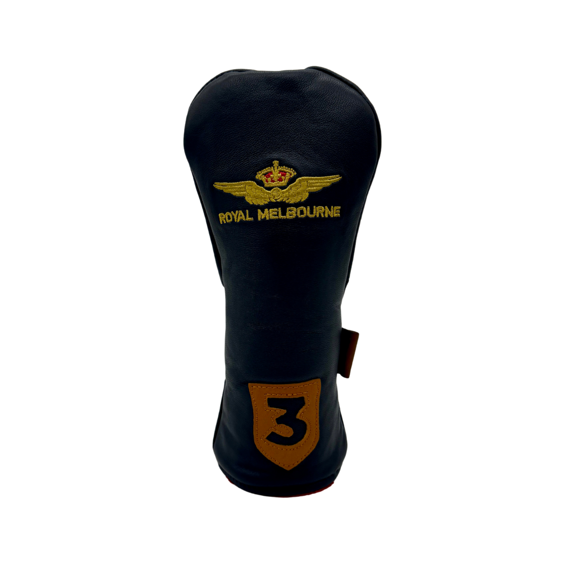 Royal Melbourne Leather Fairway Cover - Navy