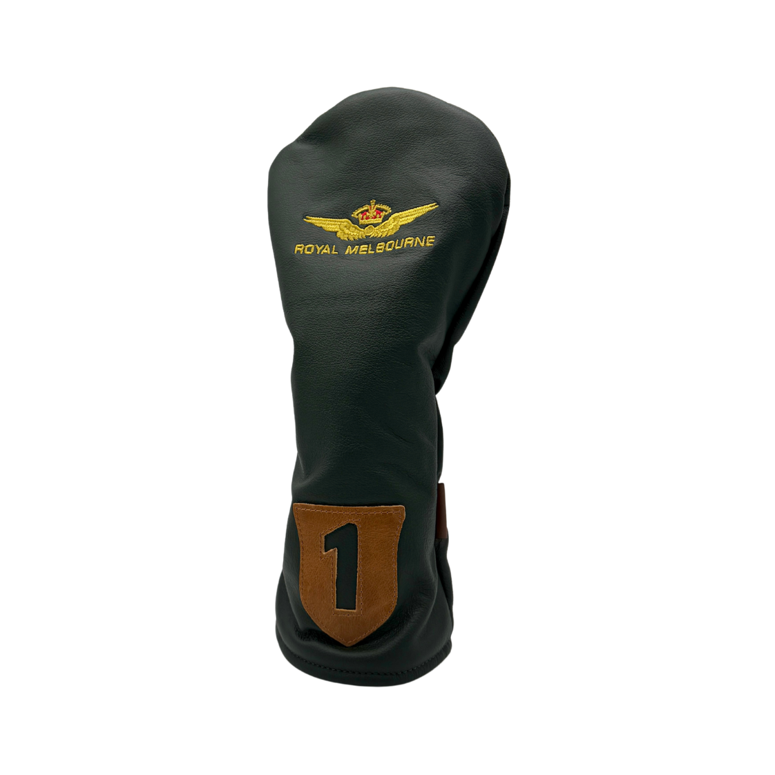 Royal Melbourne Leather Driver Cover - Green