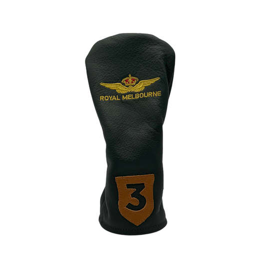 Royal Melbourne Leather Fairway Cover - Green