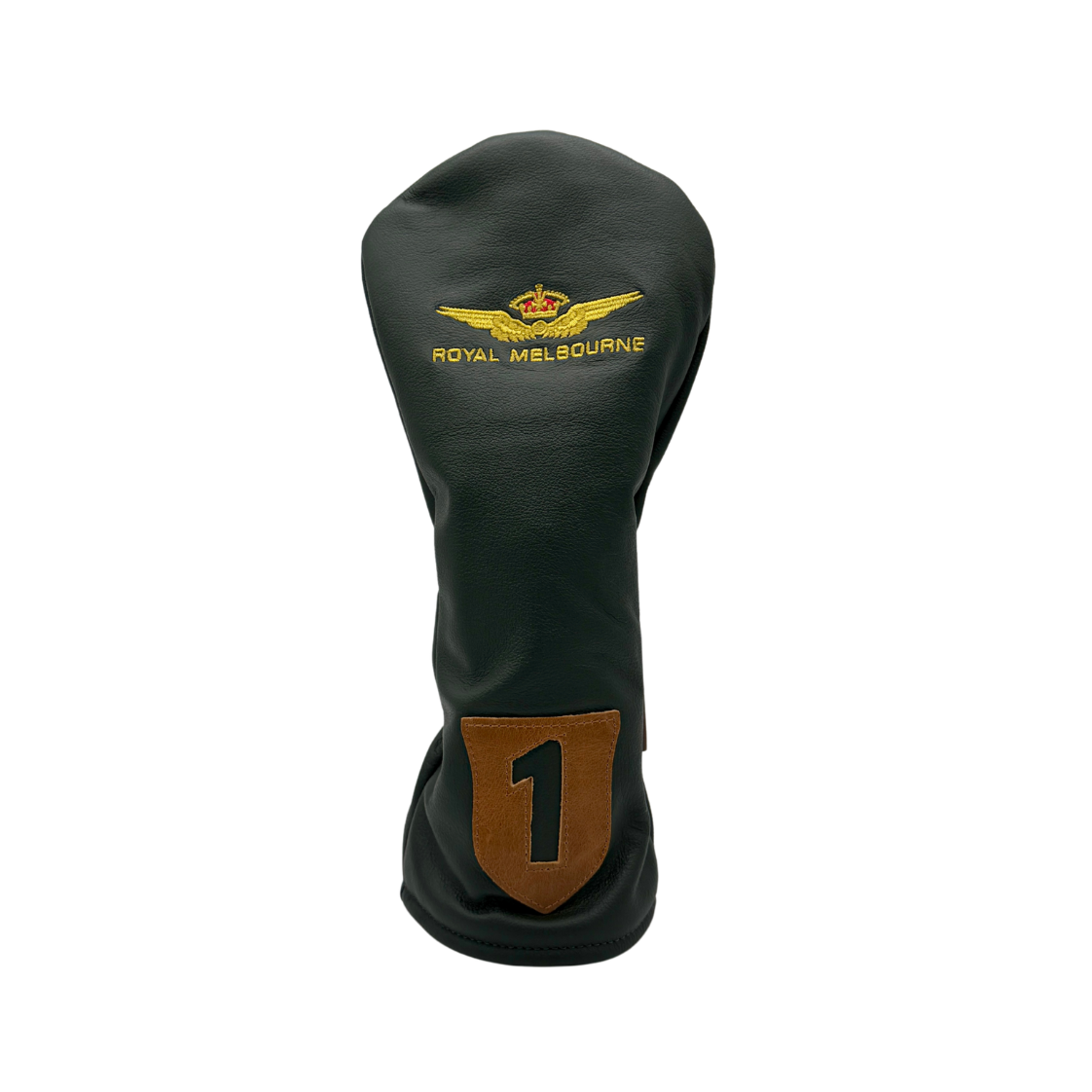 Royal Melbourne Leather Driver Cover - Green