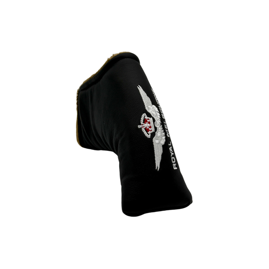 Royal Melbourne Leather Blade Putter Cover - Black