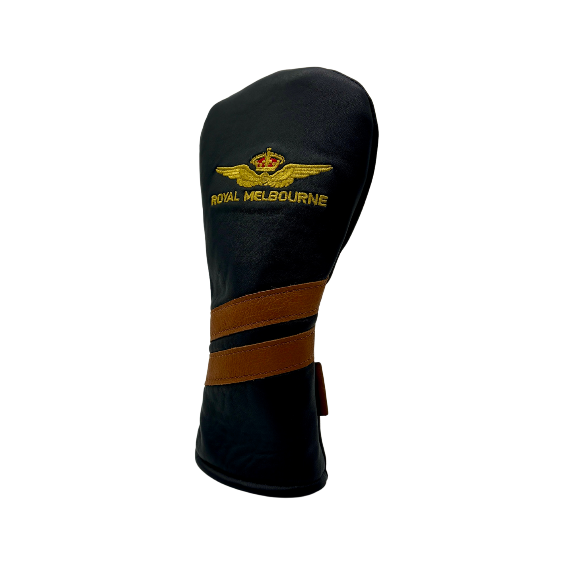Royal Melbourne Leather Fairway Cover - Navy/Soil