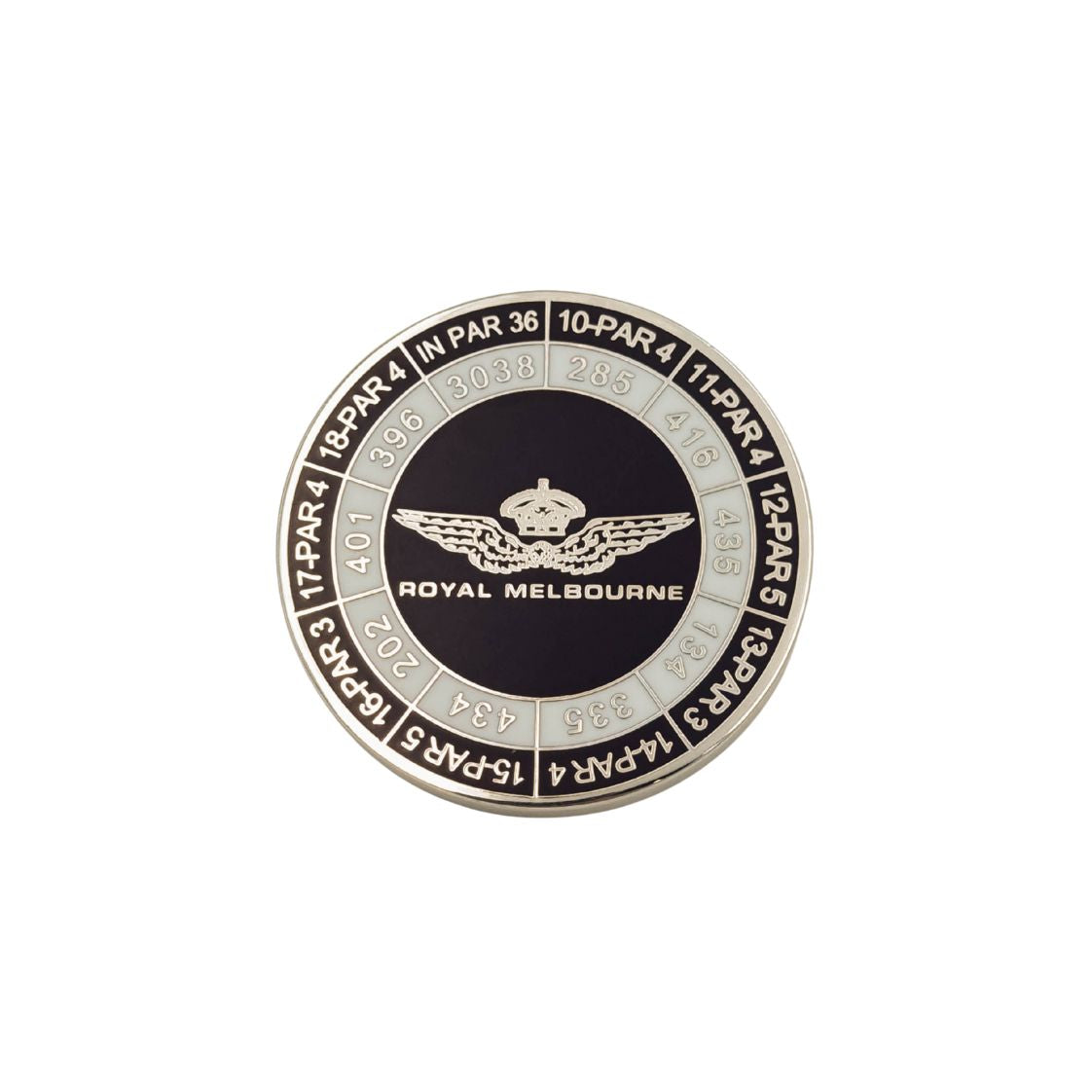 Royal Melbourne Yardage Ball Marker