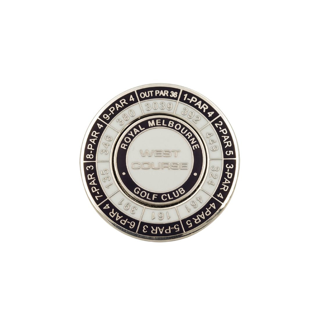 Royal Melbourne Yardage Ball Marker