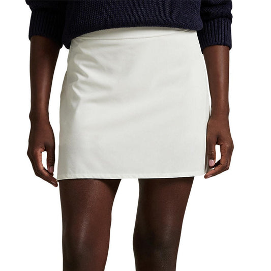 RLX Ralph Lauren 17" Performance Aim Golf Skort - Creamic White