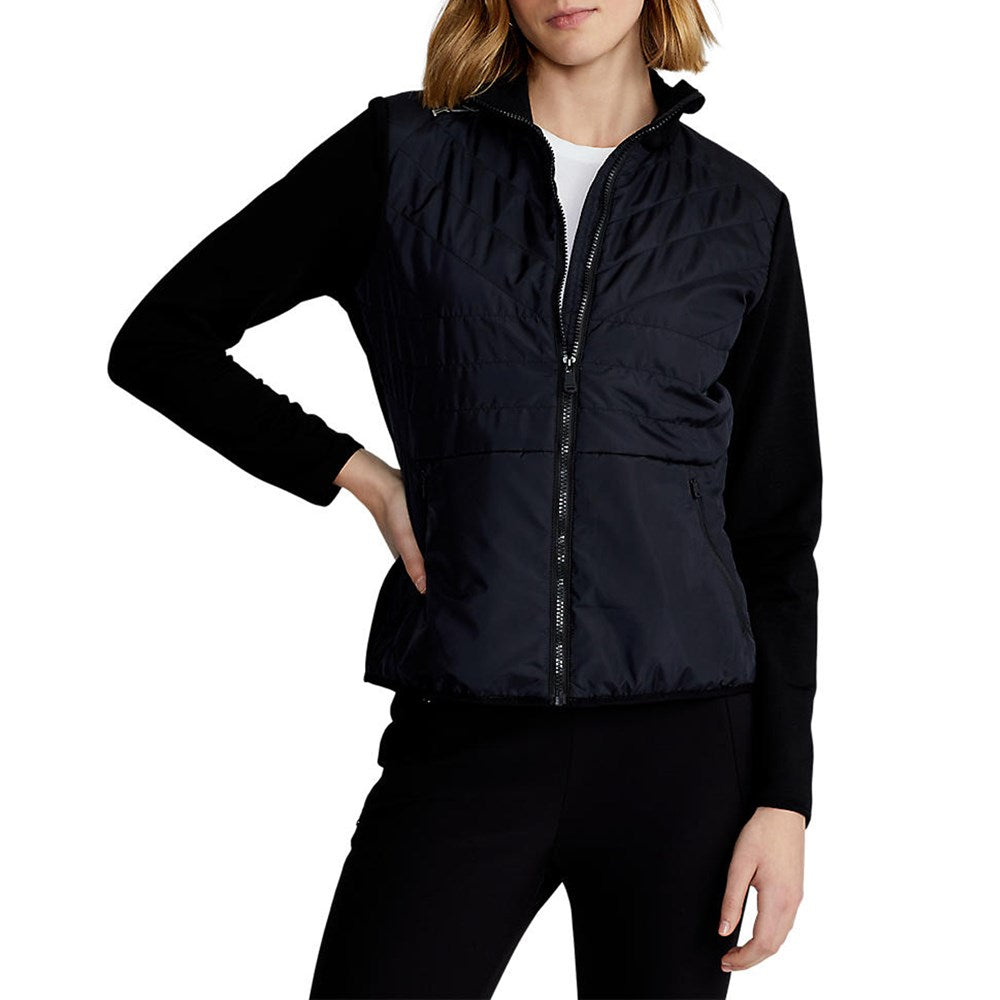 RLX Ralph Lauren Women's Cool Wool Hybrid Jacket - Polo Black