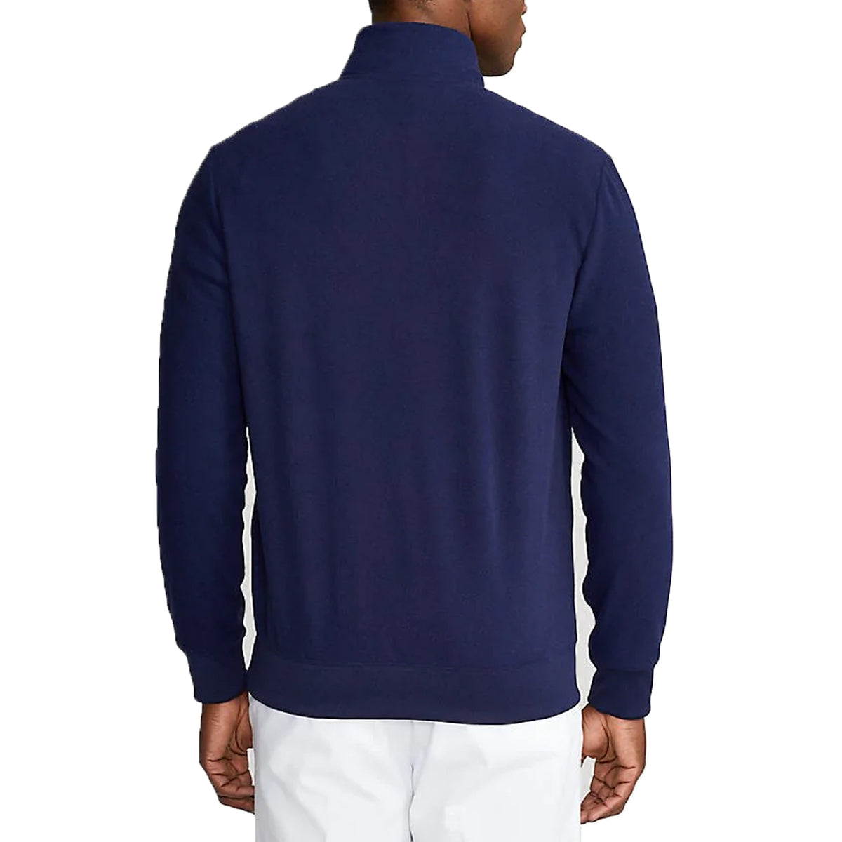 Polo Golf Ralph Lauren Tour Fleece 1/4 Zip With Royal Melbourne Logo - French Navy